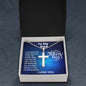 To My Amazing Dad, Stainless Cross Necklace w/Ball Chain, Birthday Gift For Born Again Dad, Christian Gifts, Religious Jewelry. I Love You