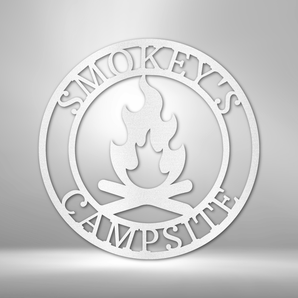Custom Campfire Metal Sign, Personalized Campfire Metal Art, Campfire Metal Art Sign, Wedding Gift For Outdoorsy Couple, Ultimate Outdoor Decor. - Family Gear Collections
