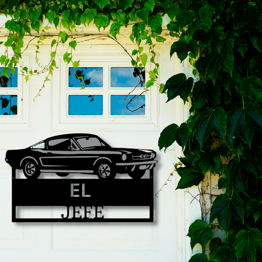 Custom Hear The Roar Metal Sign, Personalized Muscle Car Name Gift For Dad, Garage Wall Art Decor, Indoor Outdoor Metal Art Hangings. - Family Gear Collections