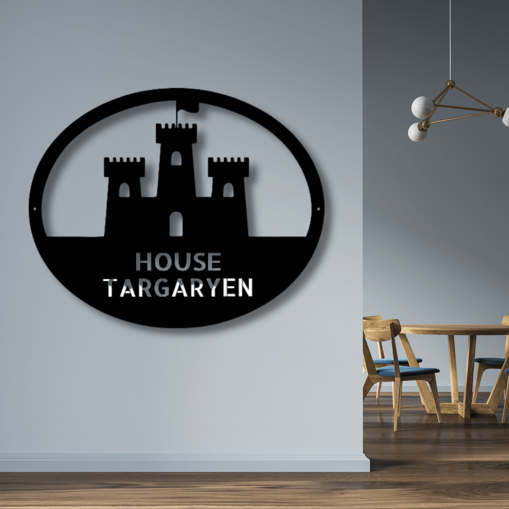 Custom King of the Castle Metal Sign, Personalized Castle Wall Art Decor, Medieval Age Castle Housewarming Gift, Man Cave Wall Art Decor, X-mas Gift. - Family Gear Collections