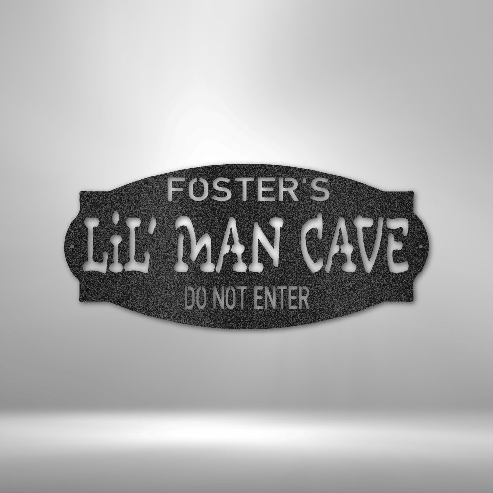 Custom Lil Man Metal Sign, Personalized Lil Man Monogram, Birthday Gift For Grandson, Kids Playroom Decor, Housewarming - Family Gear Collections