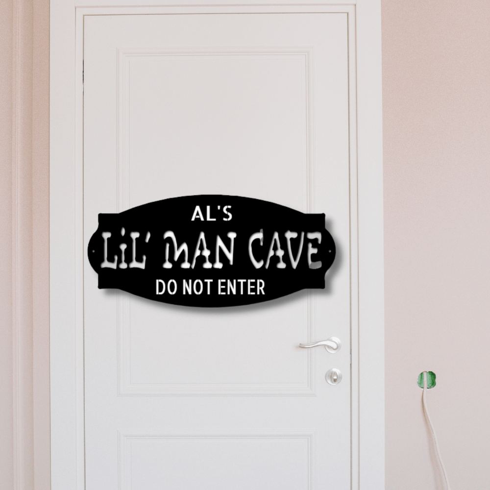 Custom Lil Man Metal Sign, Personalized Lil Man Monogram, Birthday Gift For Grandson, Kids Playroom Decor, Housewarming - Family Gear Collections
