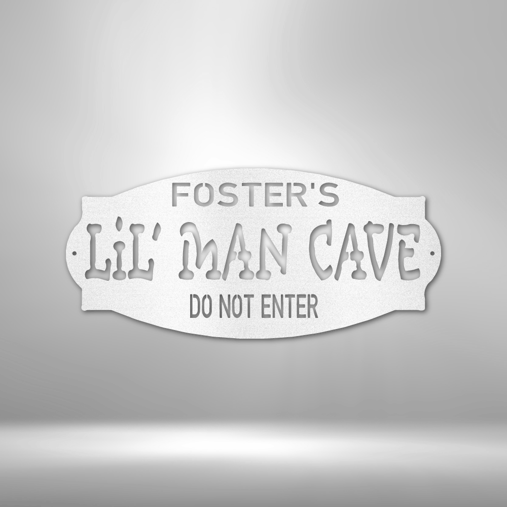 Custom Lil Man Metal Sign, Personalized Lil Man Monogram, Birthday Gift For Grandson, Kids Playroom Decor, Housewarming - Family Gear Collections