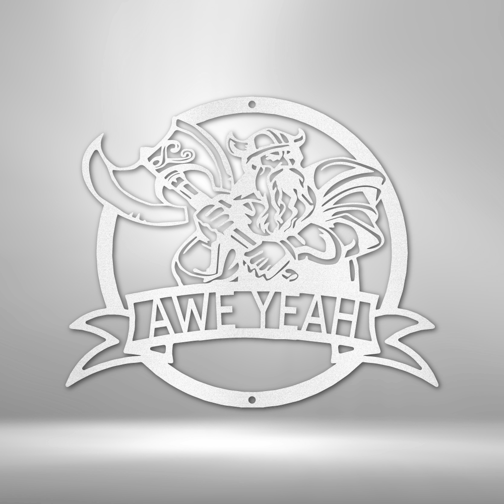 Custom Viking Metal Monogram, Scandinavian Metal Wall Decor, Christmas Gift, Farmhouse Wall Art - Family Gear Collections