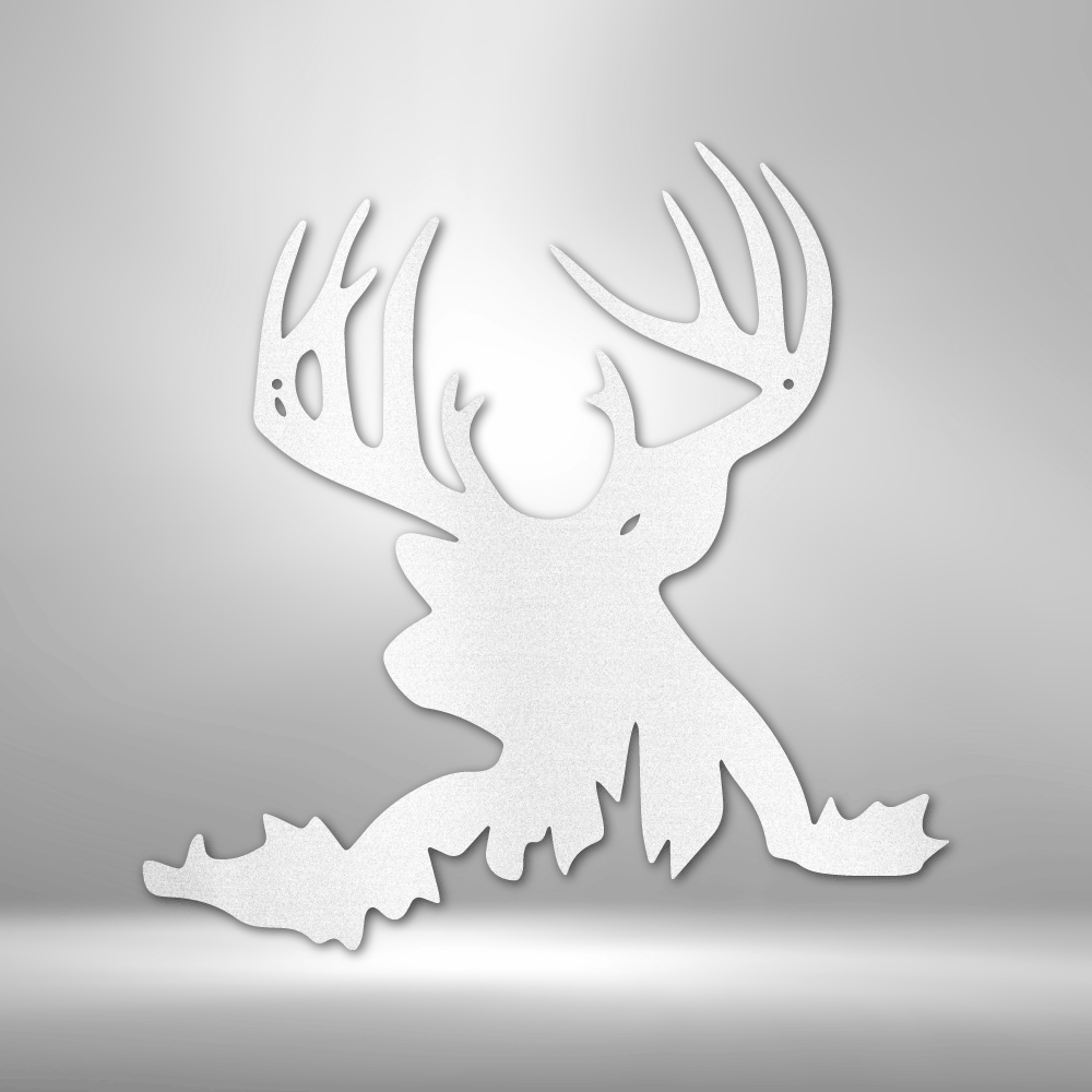 Deer Head Metal Wall Sign, Big Buck Metal Art Decor, Housewarming Gift, Cottage Wall Hanging, Indoor Outdoor Sign, Birthday Gift For Hunter Dad. - Family Gear Collections