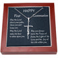 Happy First Communion, Faith Cross Necklace, Christian Gift, First Communion Gifts, From Loving Mom - Family Gear Collections