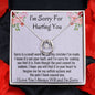 I'm Sorry For Hurting You, Lucky In Love Necklace, Apology Gift For Her, Christmas Gift. - Family Gear Collections