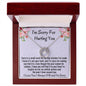 I'm Sorry For Hurting You, Lucky In Love Necklace, Apology Gift For Her, Christmas Gift. - Family Gear Collections