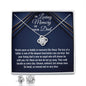 In Loving Memory Of Your Dad, Love Knot Necklace, Father Memorial Gift, Remembrance Necklace - Family Gear Collections
