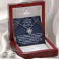 In Loving Memory Of Your Dad, Love Knot Necklace, Father Memorial Gift, Remembrance Necklace - Family Gear Collections