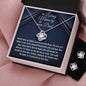 In Loving Memory Of Your Dad, Love Knot Necklace, Father Memorial Gift, Remembrance Necklace - Family Gear Collections