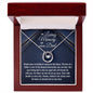 In Loving Memory Of Your Dad, Lucky In Love Necklace, Father Memorial Gift, Remembrance Necklace - Family Gear Collections