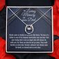 In Loving Memory Of Your Dad, Lucky In Love Necklace, Father Memorial Gift, Remembrance Necklace - Family Gear Collections