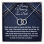 In Loving Memory Of Your Dad, Perfect Pair Necklace, Father Memorial Gift, Remembrance Necklace - Family Gear Collections