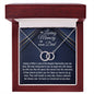 In Loving Memory Of Your Dad, Perfect Pair Necklace, Loss Of Your Dad Gift, Memorial Gift Dad, In Memory Of Your Dad. - Family Gear Collections