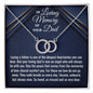 In Loving Memory Of Your Dad, Perfect Pair Necklace, Loss Of Your Dad Gift, Memorial Gift Dad, In Memory Of Your Dad. - Family Gear Collections