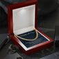 Mother & Son, Cuban Link Chain, Birthday Gift From Mom, Mom To Son Gift, Men Jewelry, I Love You Son. - Family Gear Collections