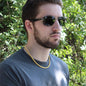 Mother & Son, Cuban Link Chain, Birthday Gift From Mom, Mom To Son Gift, Men Jewelry, I Love You Son. - Family Gear Collections