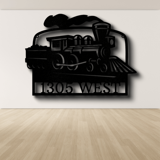 Personalized Coal Train Metal Sign, Custom Coal Train Wall Art, Indoor Outdoor Decor, Fathers Day Gift For Engineman Dad - Family Gear Collections