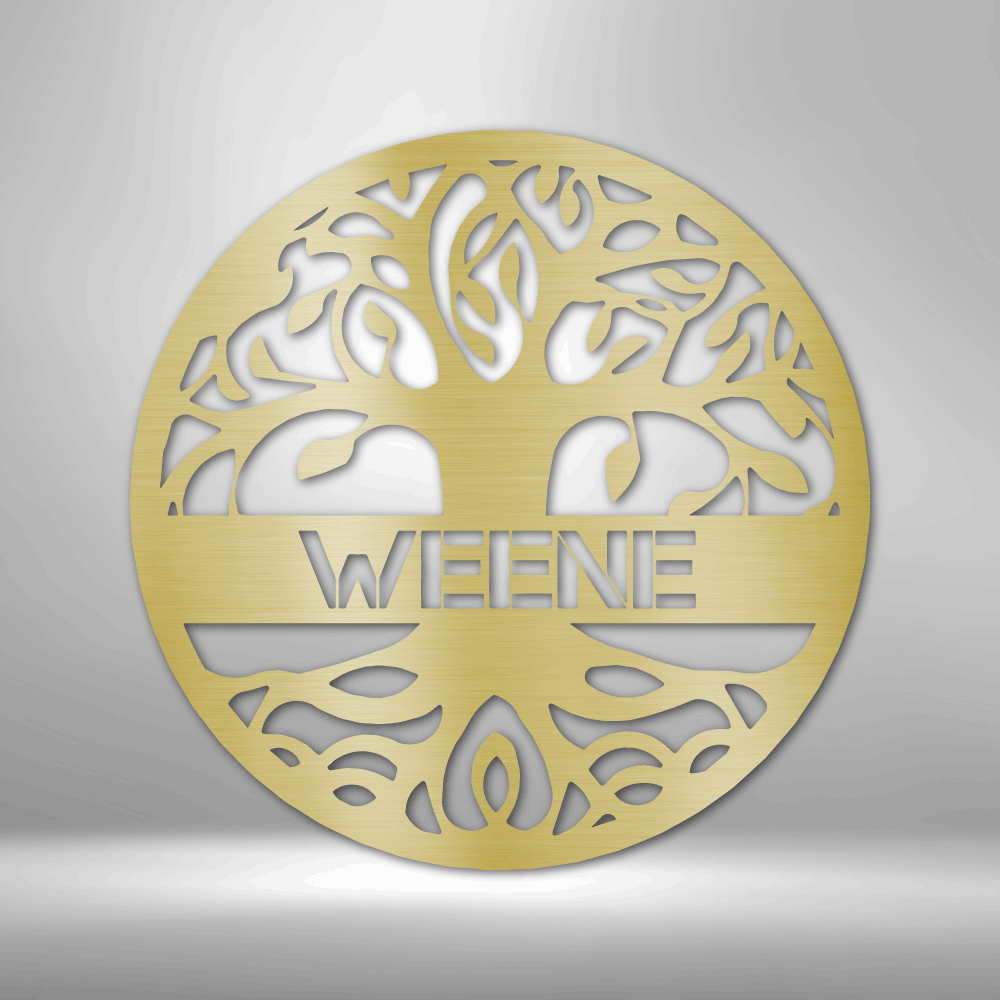 Personalized Tree of Life Metal Sign, Custom Tree Of Life Wall Art, Livingroom Hangings, Wall Art Decor, Indoor Wall Art, Birthday Gift - Family Gear Collections