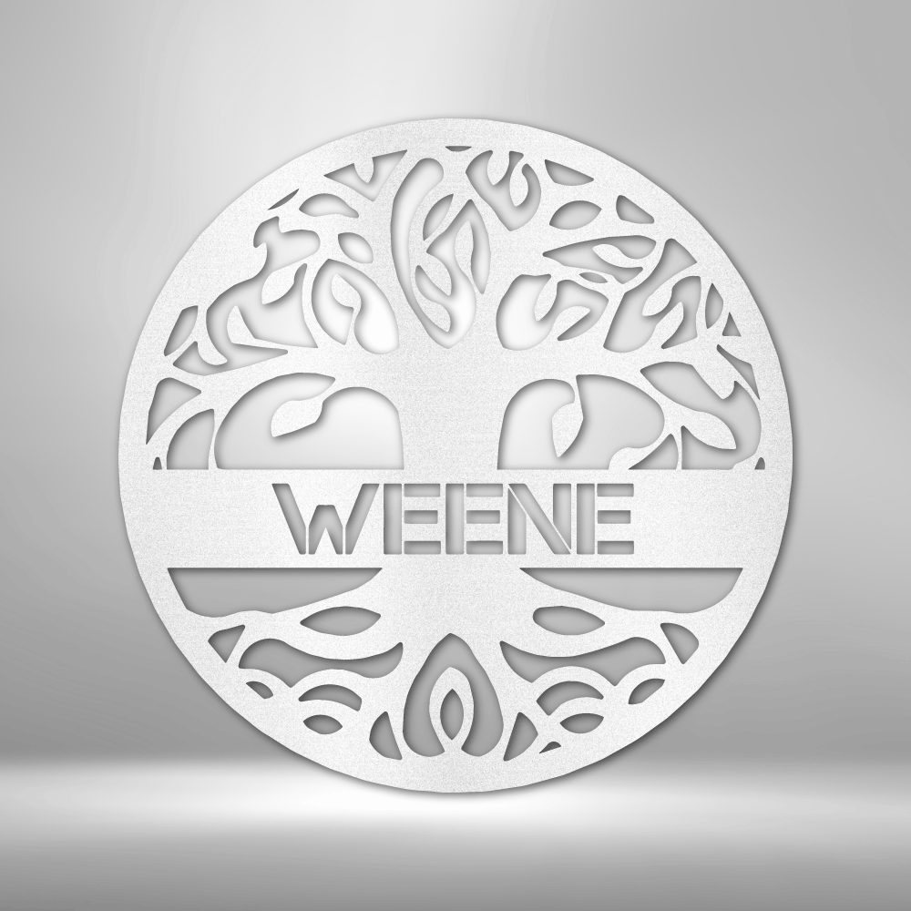 Personalized Tree of Life Metal Sign, Custom Tree Of Life Wall Art, Livingroom Hangings, Wall Art Decor, Indoor Wall Art, Birthday Gift - Family Gear Collections