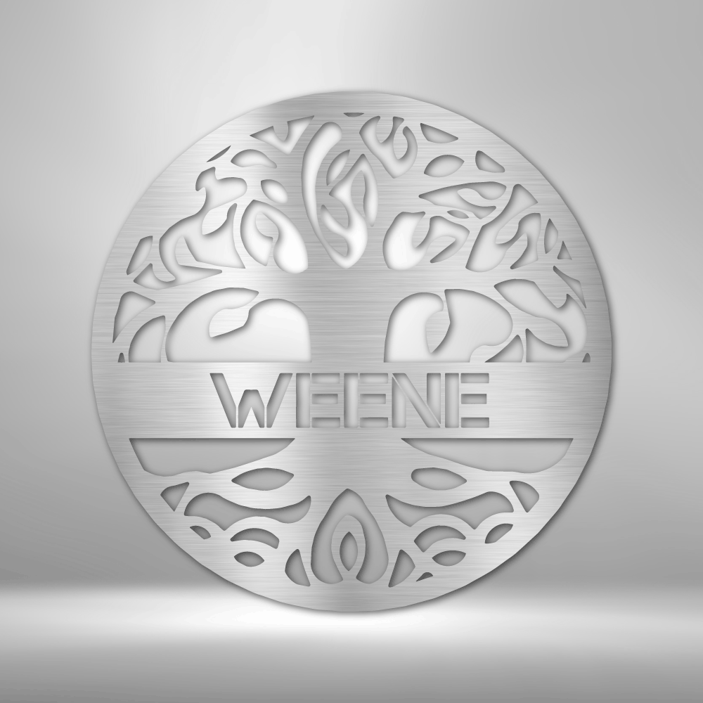 Personalized Tree of Life Metal Sign, Custom Tree Of Life Wall Art, Livingroom Hangings, Wall Art Decor, Indoor Wall Art, Birthday Gift - Family Gear Collections