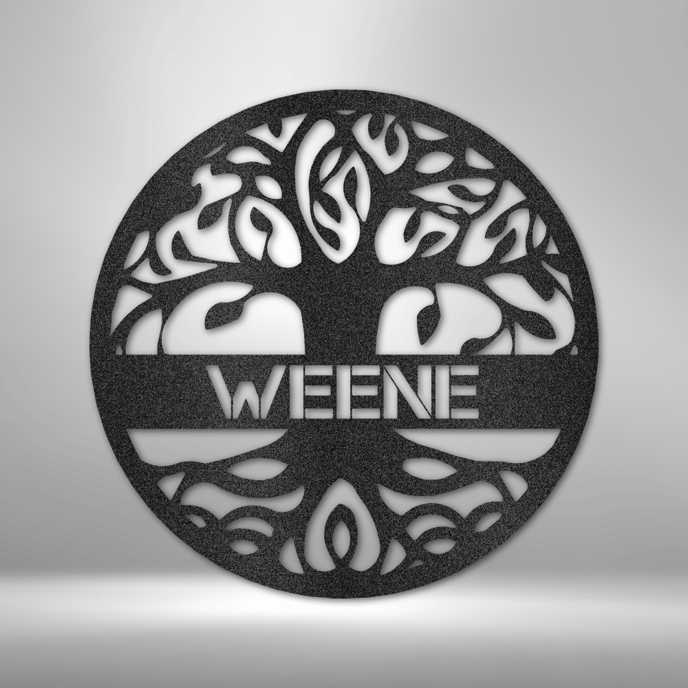 Personalized Tree of Life Metal Sign, Custom Tree Of Life Wall Art, Livingroom Hangings, Wall Art Decor, Indoor Wall Art, Birthday Gift - Family Gear Collections