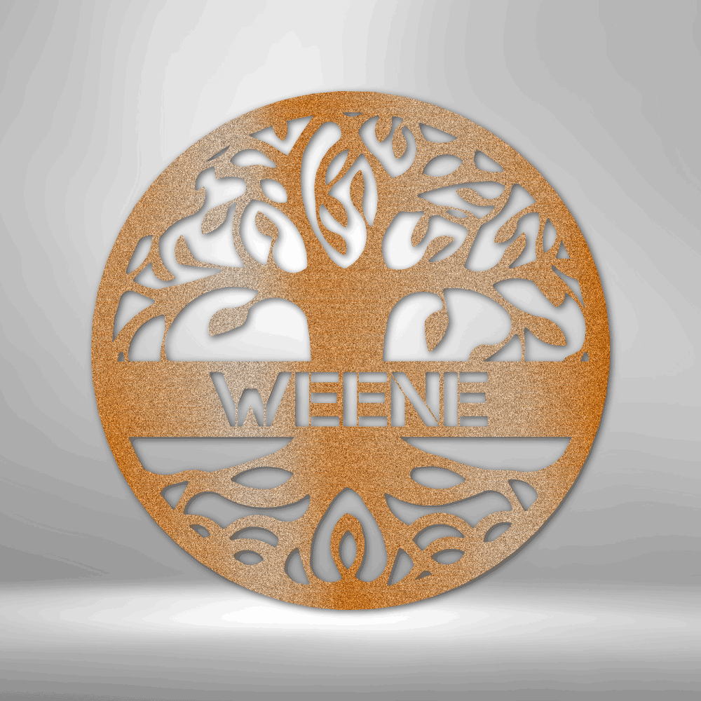 Personalized Tree of Life Metal Sign, Custom Tree Of Life Wall Art, Livingroom Hangings, Wall Art Decor, Indoor Wall Art, Birthday Gift - Family Gear Collections