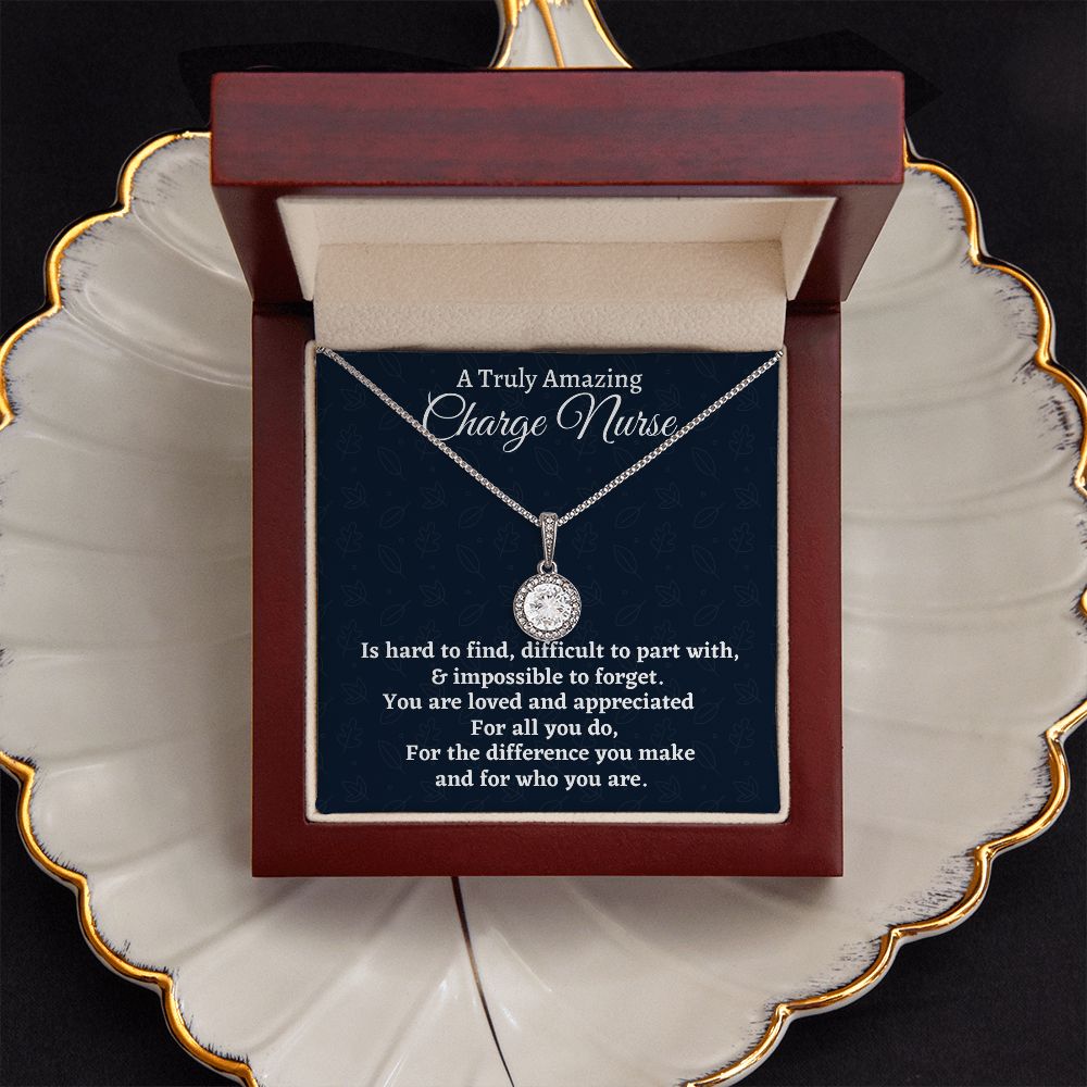 To A Truly Amazing Nurse, Eternal Hope Necklace, Appreciation Gift For Nurse Mom, Mothers Day Gift, Christmas Gift, Women Jewelry, From Proud Son. - Family Gear Collections