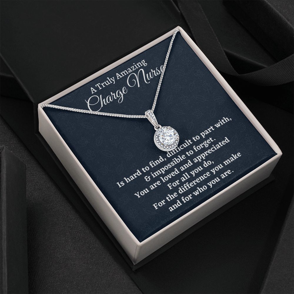 To A Truly Amazing Nurse, Eternal Hope Necklace, Appreciation Gift For Nurse Mom, Mothers Day Gift, Christmas Gift, Women Jewelry, From Proud Son. - Family Gear Collections