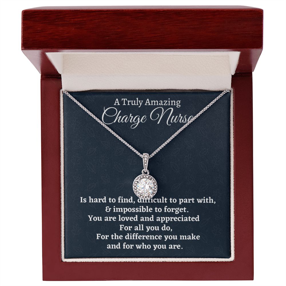 To A Truly Amazing Nurse, Eternal Hope Necklace, Appreciation Gift For Nurse Mom, Mothers Day Gift, Christmas Gift, Women Jewelry, From Proud Son. - Family Gear Collections