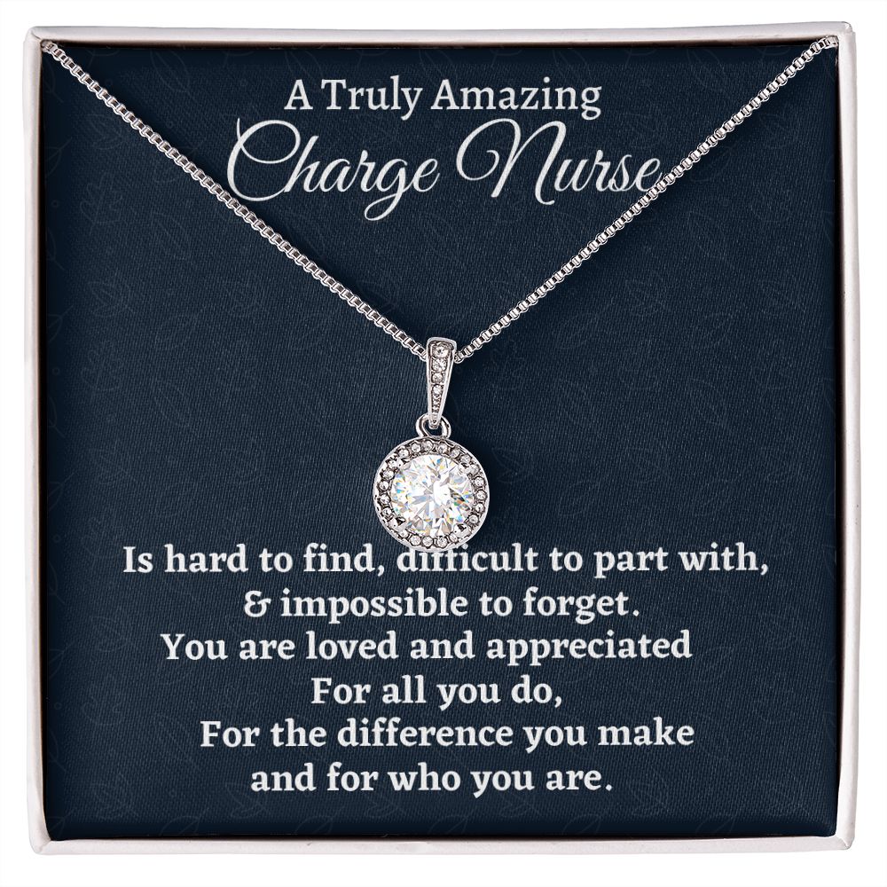 To A Truly Amazing Nurse, Eternal Hope Necklace, Appreciation Gift For Nurse Mom, Mothers Day Gift, Christmas Gift, Women Jewelry, From Proud Son. - Family Gear Collections