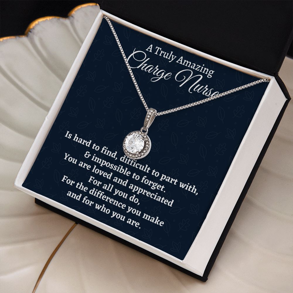 To A Truly Amazing Nurse, Eternal Hope Necklace, Appreciation Gift For Nurse Mom, Mothers Day Gift, Christmas Gift, Women Jewelry, From Proud Son. - Family Gear Collections