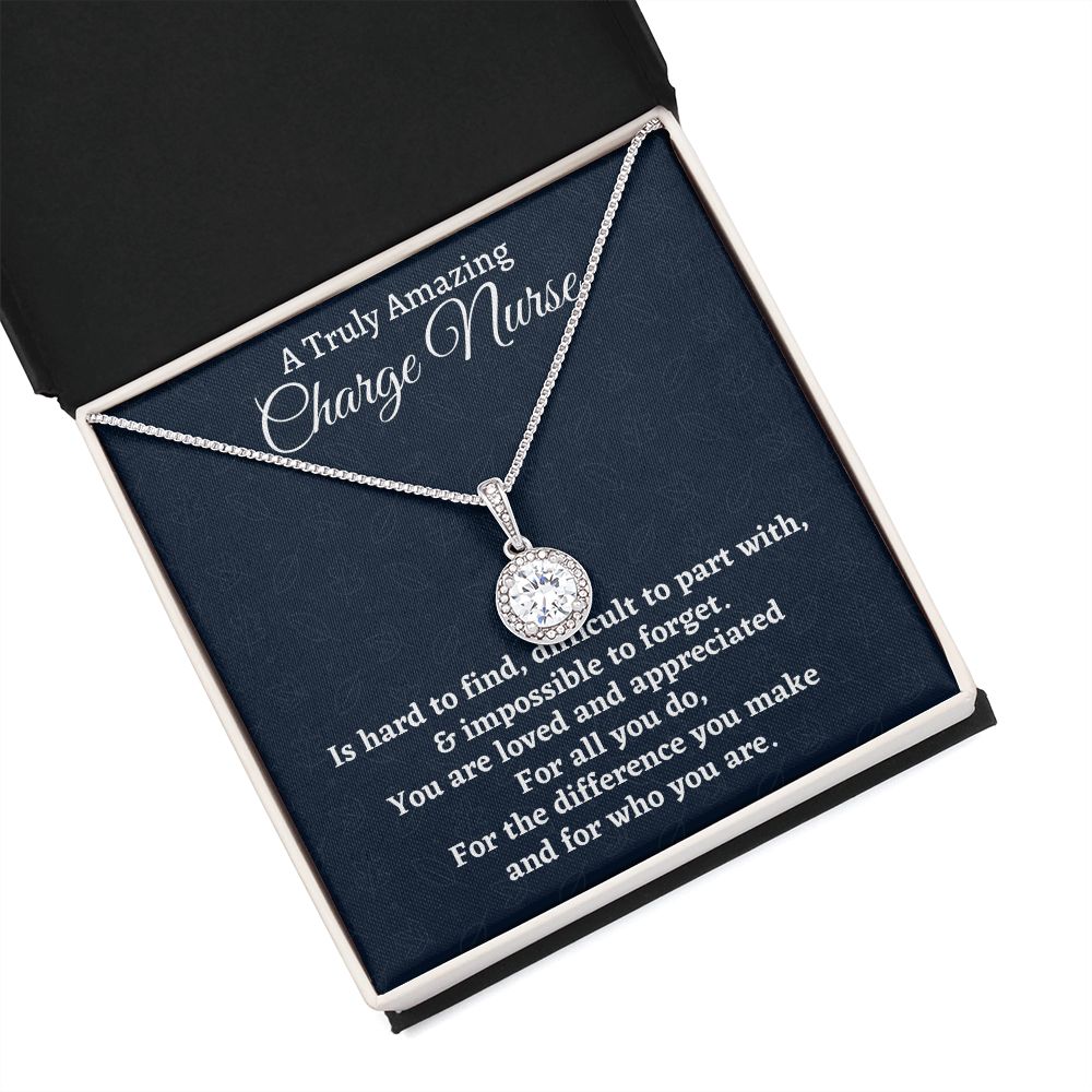 To A Truly Amazing Nurse, Eternal Hope Necklace, Appreciation Gift For Nurse Mom, Mothers Day Gift, Christmas Gift, Women Jewelry, From Proud Son. - Family Gear Collections