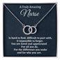 To A Truly Amazing Nurse, Perfect Pair Necklace, Appreciation Gift For Nurse Mom, Mothers Day Gift, Christmas Gift, Women Jewelry, From Proud Son. - Family Gear Collections