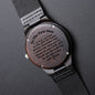 To Amazing Dad, Wedding Day Gift For Dad, Engraved Wooden Watch, Birthday Gift For Him, From Daughter - Family Gear Collections