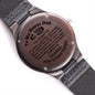 To My Amazing Bonus Dad, Engraved Wooden Watch, Birthday Gift, Christmas Gift For Him - Family Gear Collections