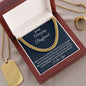 To My Amazing Boyfriend Cuban Link Necklace, Birthday Gift, Christmas Gift, From Loving Girlfriend - Family Gear Collections