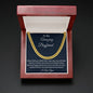 To My Amazing Boyfriend Cuban Link Necklace, Birthday Gift, Christmas Gift, From Loving Girlfriend - Family Gear Collections