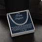 To My Amazing Boyfriend Cuban Link Necklace, Birthday Gift, Christmas Gift, From Loving Girlfriend - Family Gear Collections