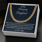 To My Amazing Boyfriend Cuban Link Necklace, Birthday Gift, Christmas Gift, From Loving Girlfriend - Family Gear Collections