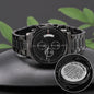 To My Amazing Dad, Wedding Day Gift For Dad, Engraved Design Black Chronograph Watch, From Loving Daughter - Family Gear Collections