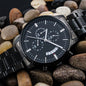 To My Amazing Dad, Wedding Day Gift For Dad, Engraved Design Black Chronograph Watch, From Loving Daughter - Family Gear Collections