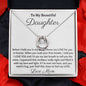 To My Beautiful Daughter, Lucky In Love Necklace, Christmas Gift, Meaningful Gift, Birthday Gift, from loving mom, Appreciation Gift. - Family Gear Collections