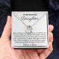To My Beautiful Daughter, Lucky In Love Necklace, Christmas Gift, Meaningful Gift, Birthday Gift, from loving mom, Appreciation Gift. - Family Gear Collections