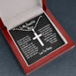 To My Beautiful Niece, Stainless Cross Necklace W/Ball Chain, Baptism Gift, Graduation Gift For Niece, Congratulations Gift, From Loving Uncle. - Family Gear Collections