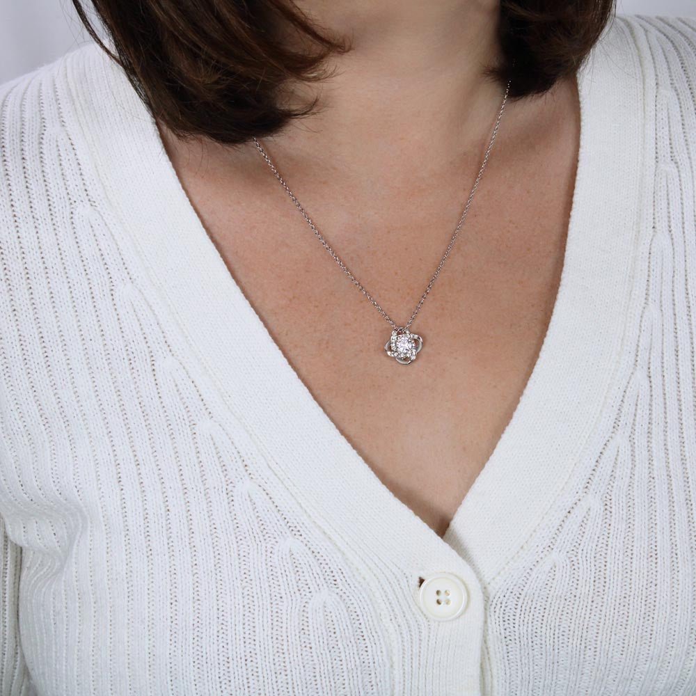 To My Confirmation Sponsor Gift For Women, Love Knot Necklace, Religious Appreciation Gift, To My Confirmation Sponsor, Thank You Gift. - Family Gear Collections