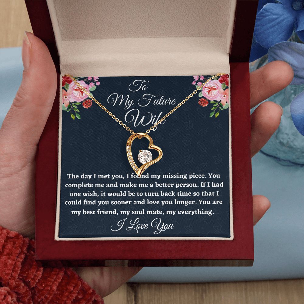 To My Future Wife, Forever Love Necklace, Appreciation Gift, Christmas Gift, I Love You.. - Family Gear Collections