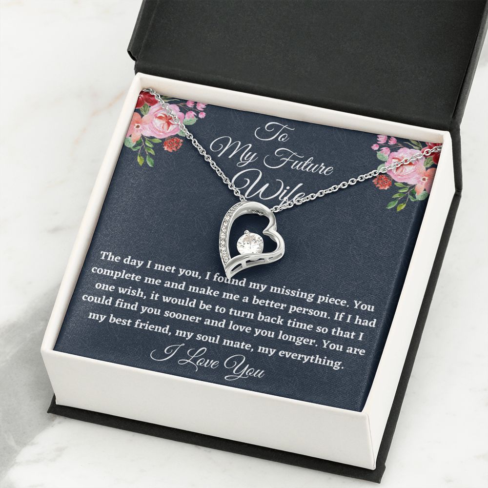 To My Future Wife, Forever Love Necklace, Appreciation Gift, Christmas Gift, I Love You.. - Family Gear Collections