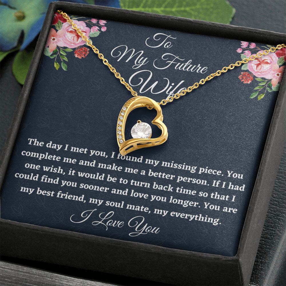 To My Future Wife, Forever Love Necklace, Appreciation Gift, Christmas Gift, I Love You.. - Family Gear Collections